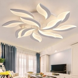 Lampadario moderno contemporaneo integrato da 12 luci da 108 W