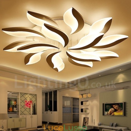 Lampadario moderno contemporaneo integrato da 15 luci da 128 W Lampadario moderno contemporaneo integrato da 15 luci da 128 W