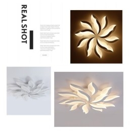 Lampadario moderno contemporaneo integrato da 15 luci da 128 W