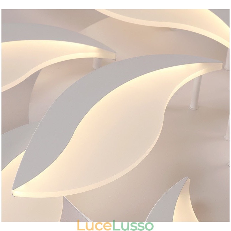 Lampadario moderno contemporaneo integrato da 15 luci da 128 W