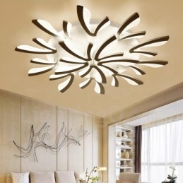 Lampadario moderno contemporaneo integrato da 15 luci