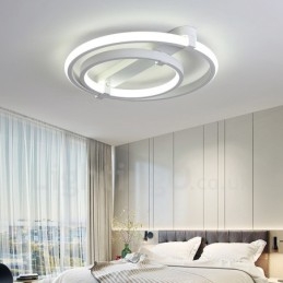Lampadario moderno contemporaneo a 2 anelli