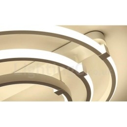 Lampadario moderno contemporaneo a 3 anelli