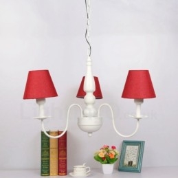 Lampadario tradizionale classico in metallo integrato