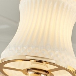 Lampadario tradizionale classico in metallo integrato a 8 luci