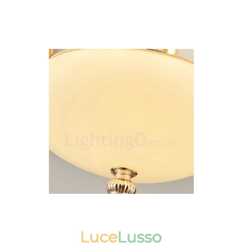 Lampadario tradizionale classico in metallo integrato a 8 luci