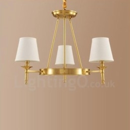 Lampadario in rame e metallo integrato Rustic Lodge a 3 luci