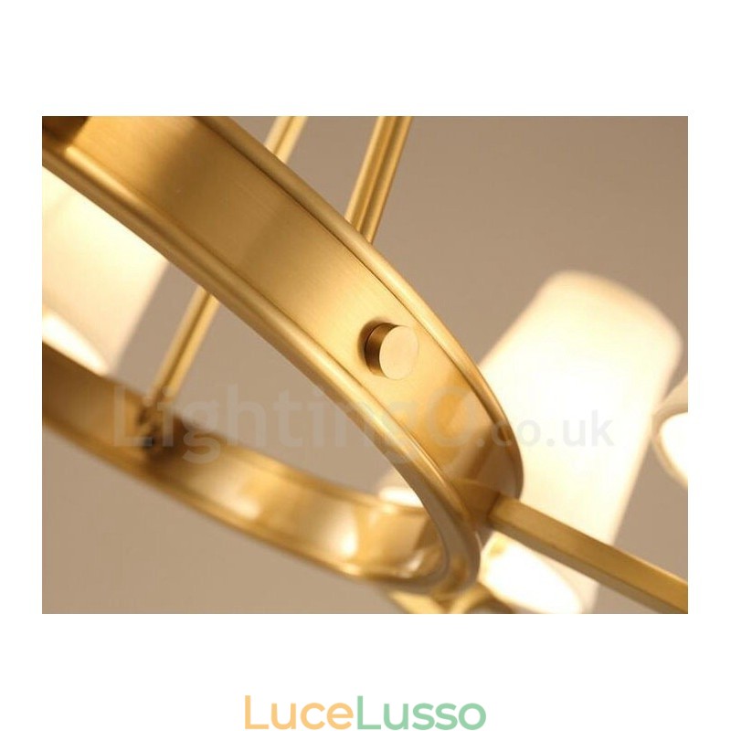 Lampadario in rame e metallo integrato Rustic Lodge a 3 luci