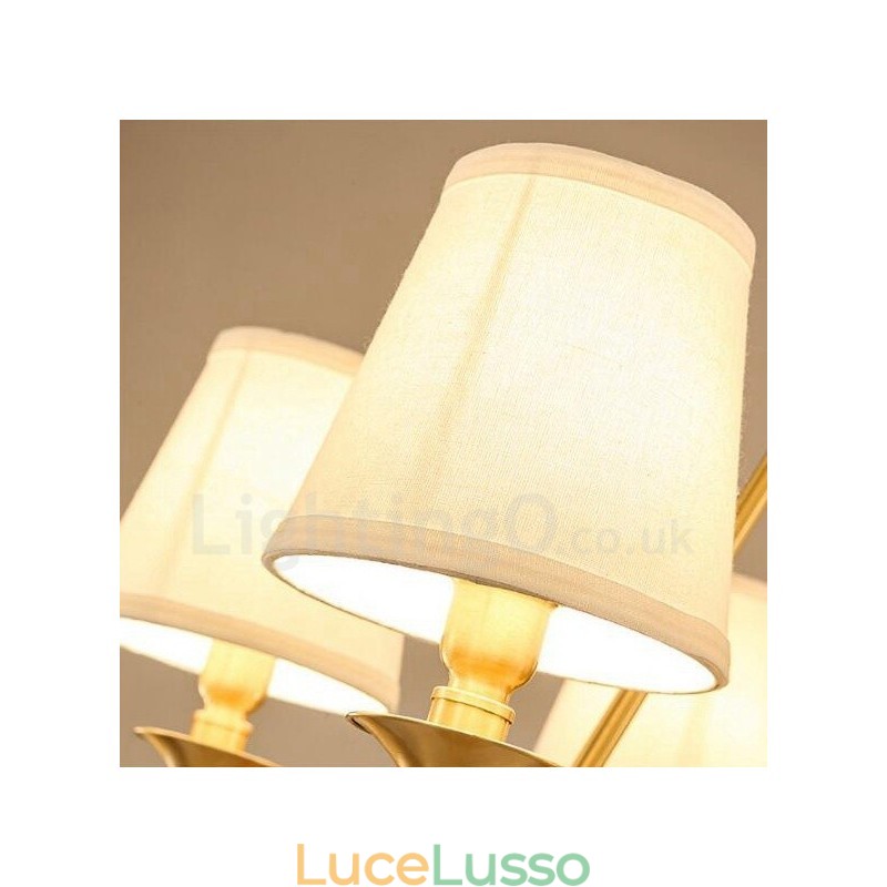 Lampadario in rame e metallo integrato Rustic Lodge a 3 luci
