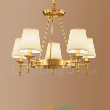Lampadario in metallo integrato Rustic Lodge a 5 luci Lampadario in metallo integrato Rustic Lodge a 5 luci