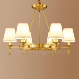 Lampadario in metallo integrato Rustic Lodge a 6 luci