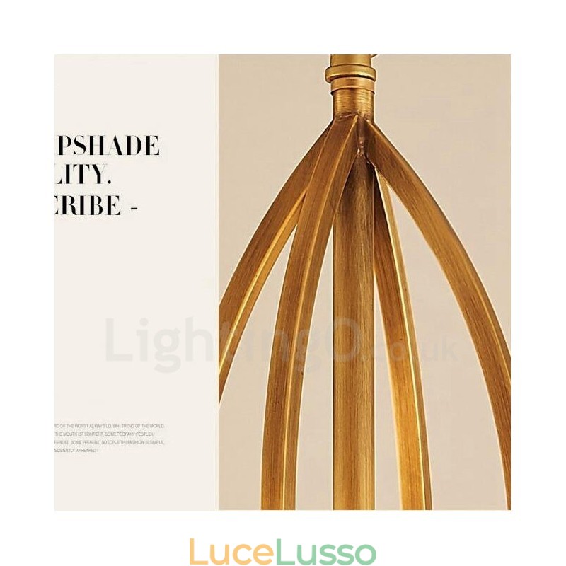 Lampadario in metallo integrato Rustic Lodge a 5 luci