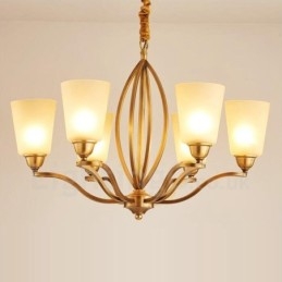 Lampadario in metallo integrato Rustic Lodge a 6 luci