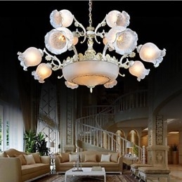 Lampadario Tradizionale Classico Vintage Retro Metallo