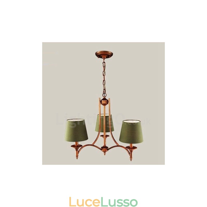 Lampadario in metallo integrato Rustic Lodge a 3 luci