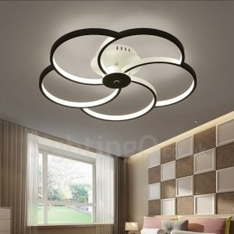 Lampadario moderno contemporaneo in metallo integrato a 5 luci
