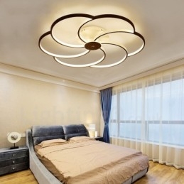 Lampadario moderno contemporaneo in metallo integrato a 6 luci