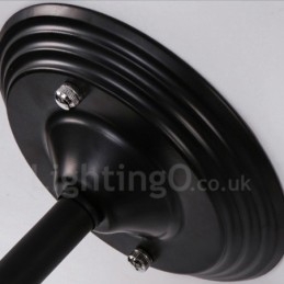Lampadario integrato rustico a 6 luci