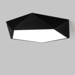 Lampada da soffitto moderna contemporanea integrata in metallo