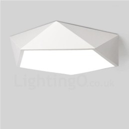 Lampada da soffitto moderna contemporanea integrata in metallo
