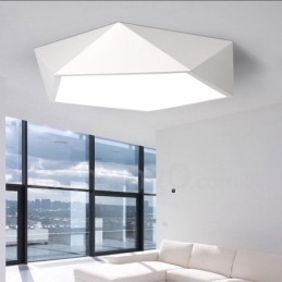 Lampada da soffitto moderna contemporanea integrata in metallo