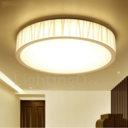 Lampada da soffitto moderna e contemporanea in metallo integrata