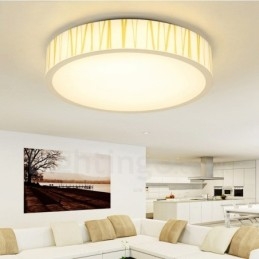 Lampada da soffitto moderna e contemporanea in metallo integrata