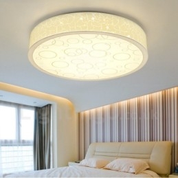 Lampada da soffitto moderna e contemporanea in metallo integrata