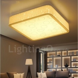 Lampada da soffitto moderna e contemporanea in metallo integrata