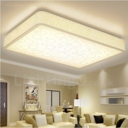 Lampada da soffitto moderna e contemporanea in metallo integrata