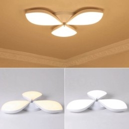 Lampada da soffitto moderna e contemporanea a 3 luci integrata in metallo