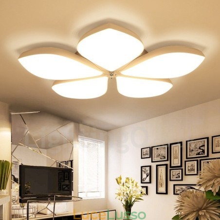 Lampada da soffitto moderna contemporanea a 5 luci integrata in metallo Lampada da soffitto moderna contemporanea a 5 luci integrata in metallo