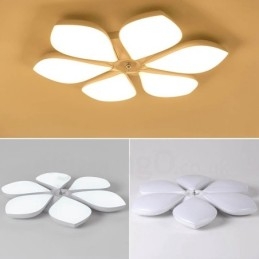Lampada da soffitto moderna contemporanea a 6 luci integrata in metallo