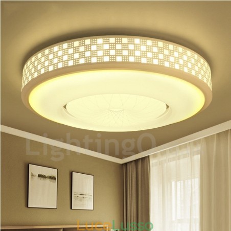 Lampada da soffitto moderna e contemporanea in metallo integrata Lampada da soffitto moderna e contemporanea in metallo integrata