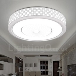 Lampada da soffitto moderna e contemporanea in metallo integrata