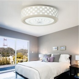Lampada da soffitto moderna e contemporanea in metallo integrata