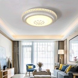 Lampada da soffitto moderna e contemporanea in metallo integrata per il bagno