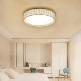 Lampada da soffitto moderna e contemporanea in metallo integrata