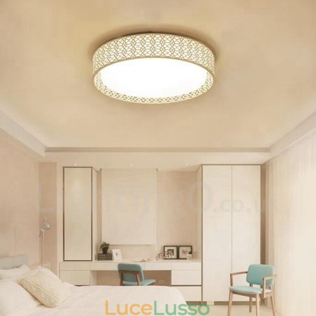 Lampada da soffitto moderna e contemporanea in metallo integrata Lampada da soffitto moderna e contemporanea in metallo integrata