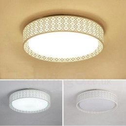 Lampada da soffitto moderna e contemporanea in metallo integrata
