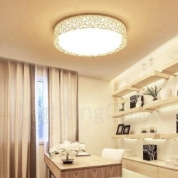 Lampada da soffitto moderna e contemporanea in metallo integrata