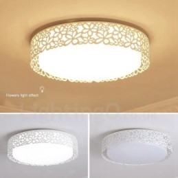 Lampada da soffitto moderna e contemporanea in metallo integrata