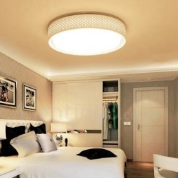 Lampada da soffitto moderna e contemporanea in metallo integrata