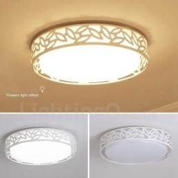Lampada da soffitto moderna e contemporanea in metallo integrata