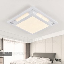 Lampada da soffitto moderna e contemporanea in metallo integrata