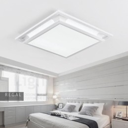 Lampada da soffitto moderna e contemporanea in metallo integrata