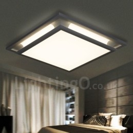 Lampada da soffitto moderna e contemporanea in metallo integrata