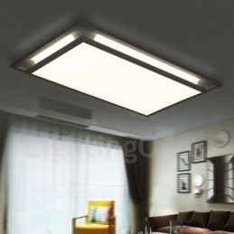 Lampada da soffitto moderna e contemporanea in metallo integrata