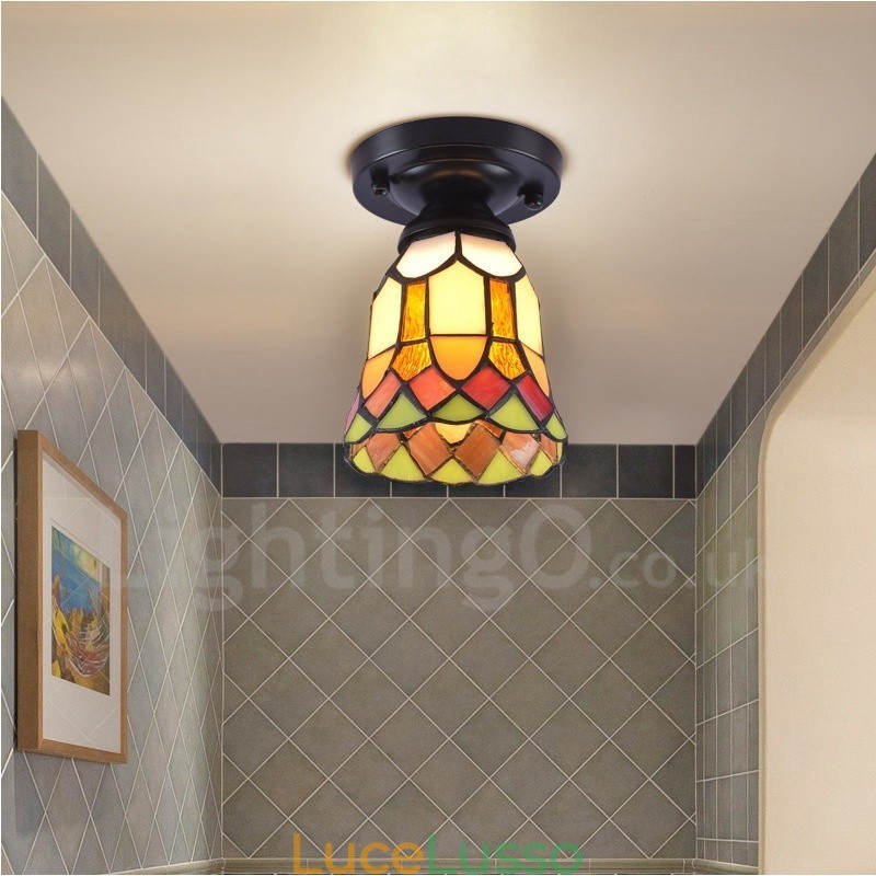 Lampada da soffitto integrata in stile mediterraneo