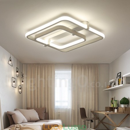 2 Anelli Moderni Contemporanei Integrati Luce da Incasso 2 Anelli Moderni Contemporanei Integrati Luce da Incasso